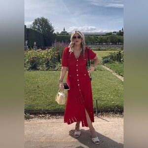 Sandro Teane Midi Dress/Size 36